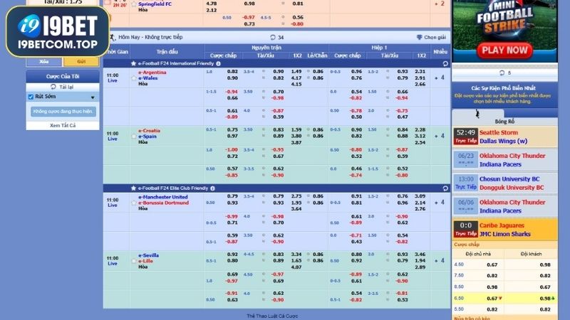 Kinh nghiệm chơi kèo Tài Xỉu bóng đá tại I9BET