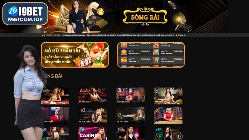 Sòng bài i9bet: Trải nghiệm casino trực tuyến đỉnh cao như thật